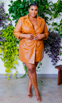 Caramel Latte Mini Dress FINAL SALE - Cutely Covered