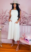 Summertime Fine Dress- Oatmeal - Cutely Covered