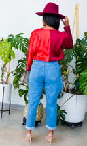 Slay Sis | Bodysuit-Pomegranate - Cutely Covered