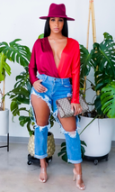 Slay Sis | Bodysuit-Pomegranate - Cutely Covered