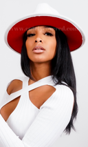 Still Trending Red Bottom | Fedora - White - Cutely Covered