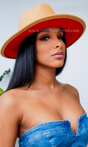 Still Trending Red Bottom | Fedora - Tan - Cutely Covered